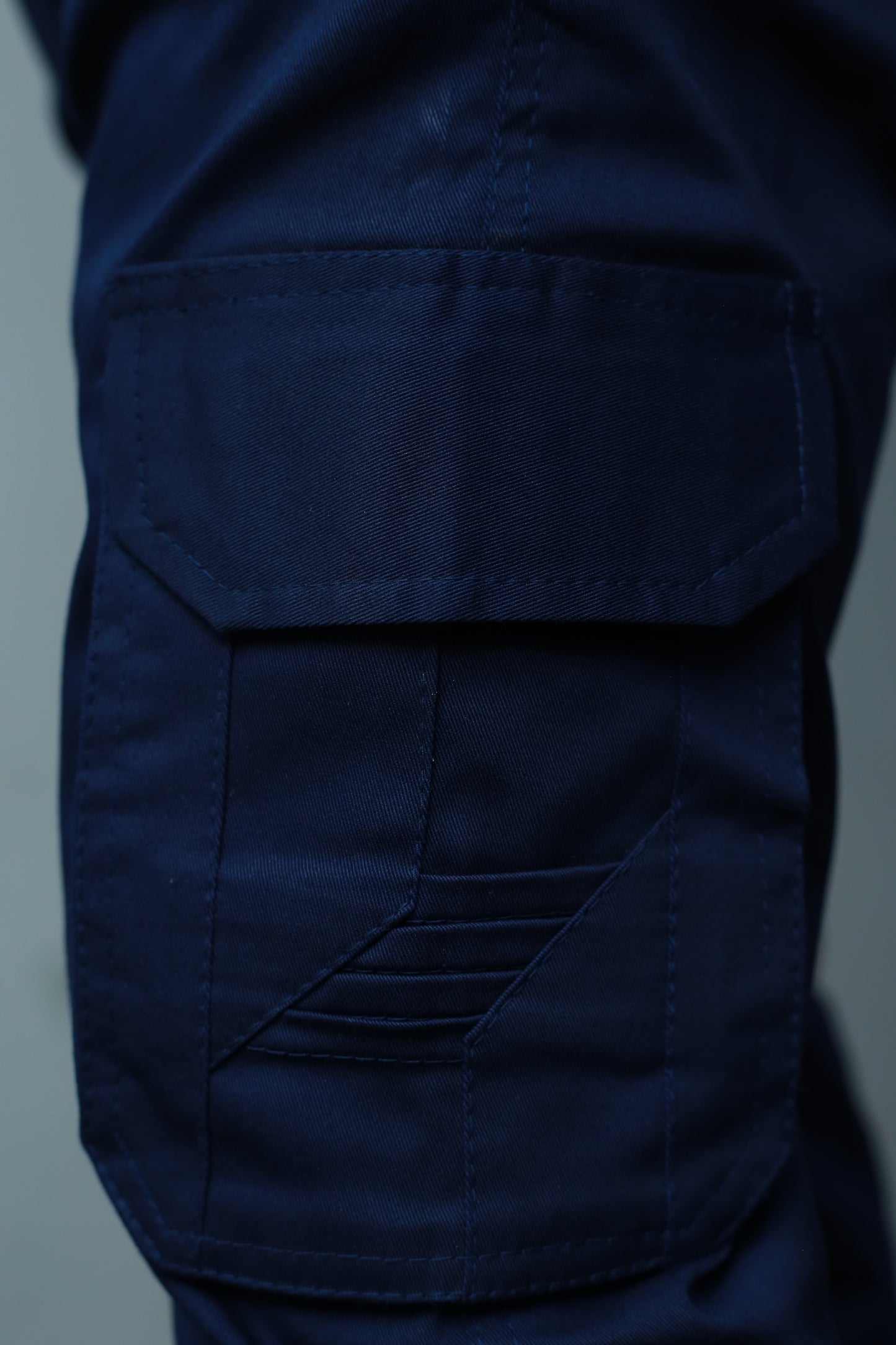 Royal Blue 6 Pocket Cargo Trousers