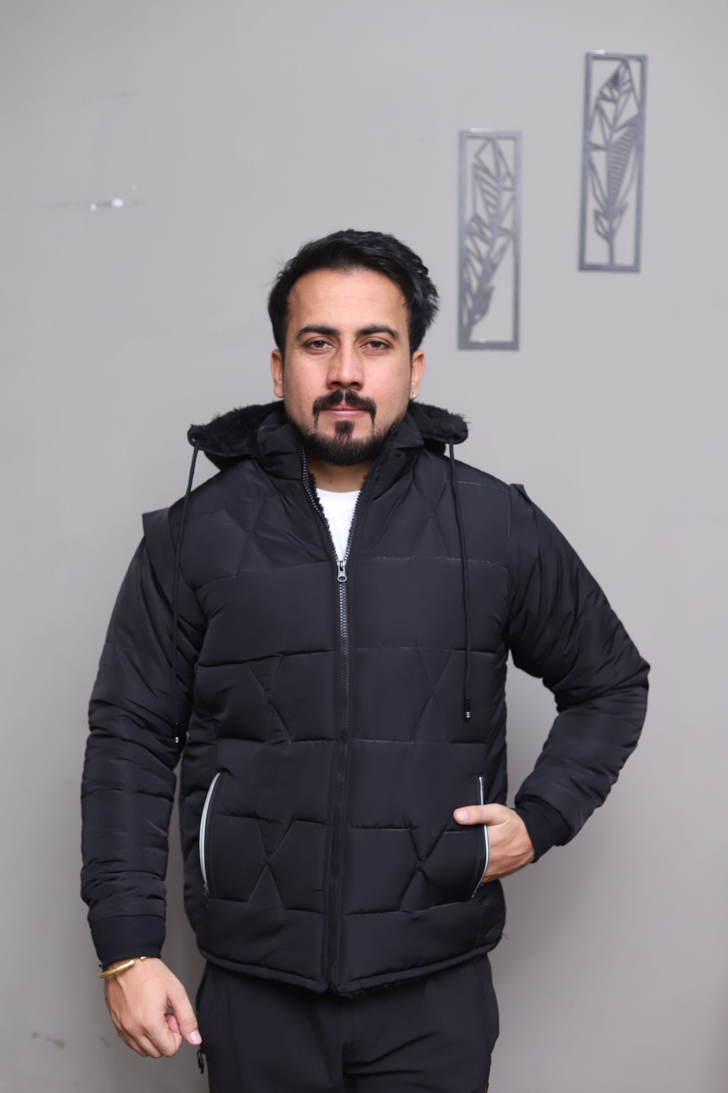 Premium Detachable Sleeves Puffer Jacket
