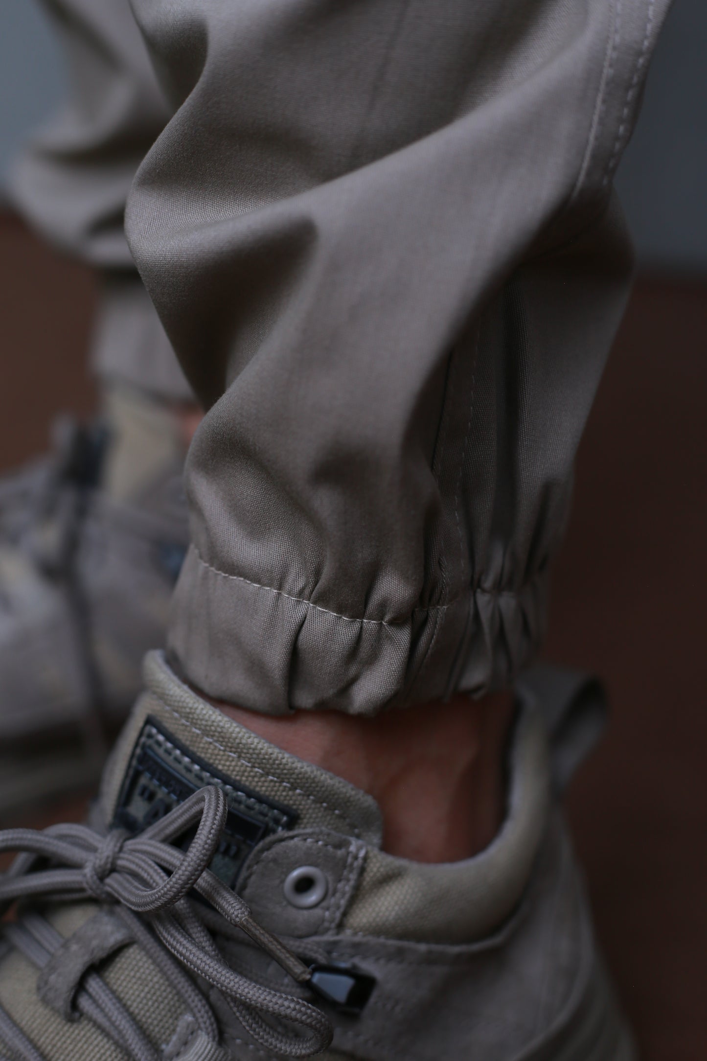 Sand Gray 6 Pocket Cargo Trousers