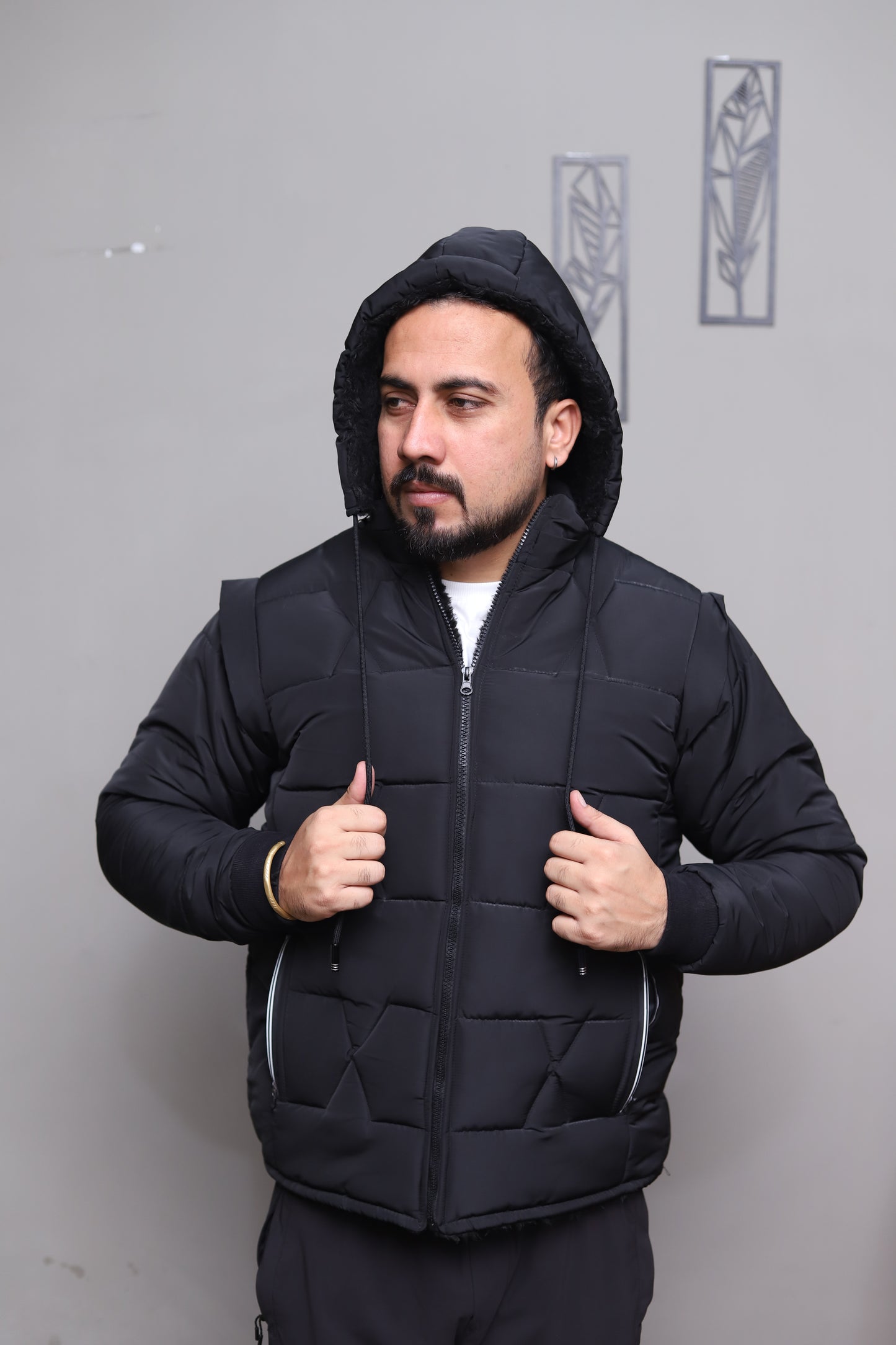 Premium Detachable Sleeves Puffer Jacket